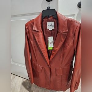 Faux leather blazer/ Sam Edelman